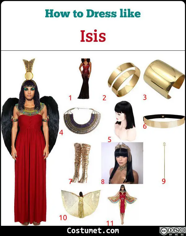 Isis Costume for Cosplay & Halloween. 