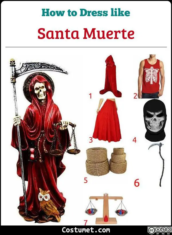 Santa Muerte Costume for Cosplay & Halloween