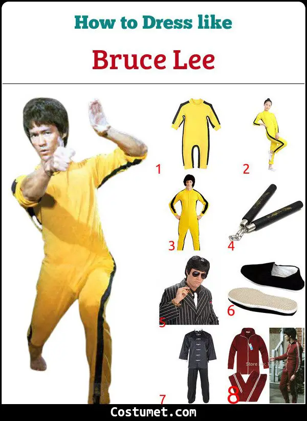 Bruce Lee Costume For Cosplay And Halloween