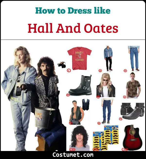 Hall And Oates Costume for Cosplay & Halloween