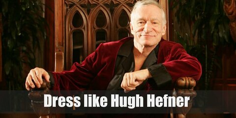 Hugh Hefner might be a businessman, but his most iconic look definitely isn’t fit for the board room. Hefner wears luxurious deep red robes, black satin pajama pants, and a quirky sailor hat and pipe.