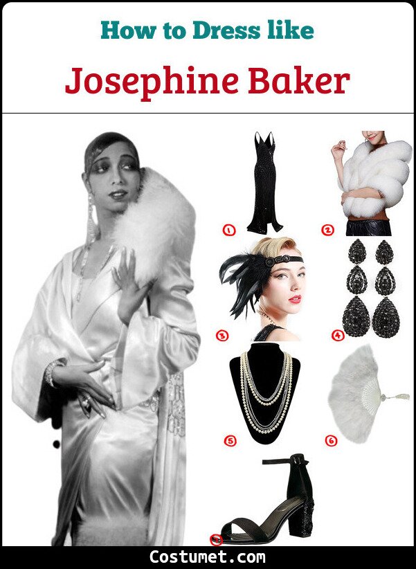 Josephine Baker Costume for Cosplay & Halloween