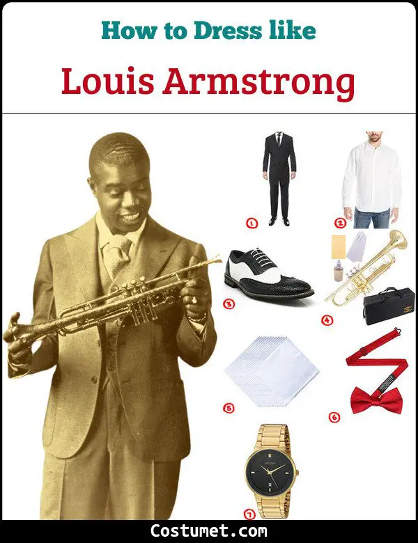 Louis Armstrong Costume for Cosplay & Halloween