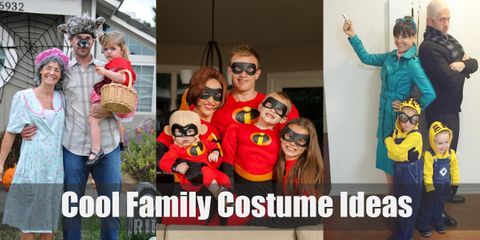Get inspired with fun & unique family themed halloween costume ideas!