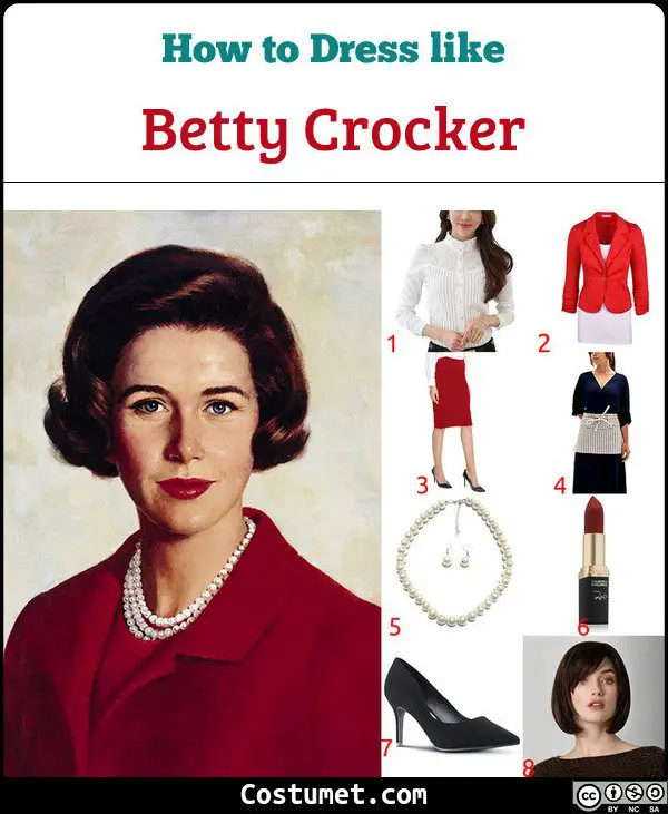 Betty Crocker Costume for Cosplay & Halloween