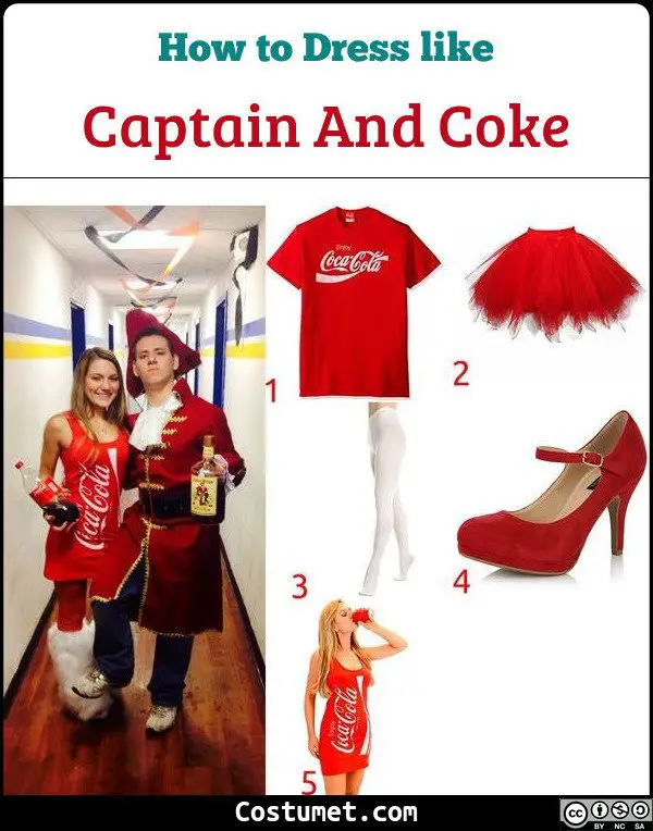 Captain And Coke Costume for Cosplay & Halloween