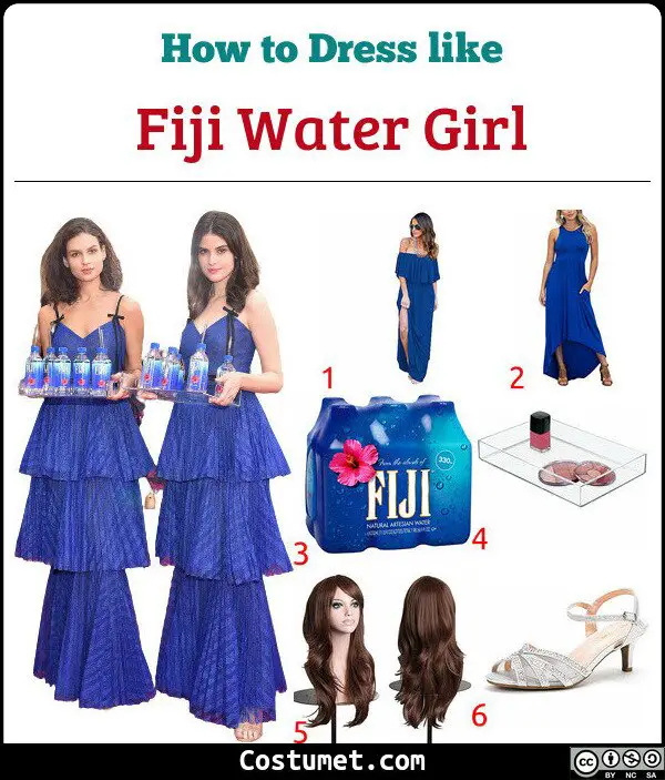 Fiji Water Girl Costume for Cosplay & Halloween