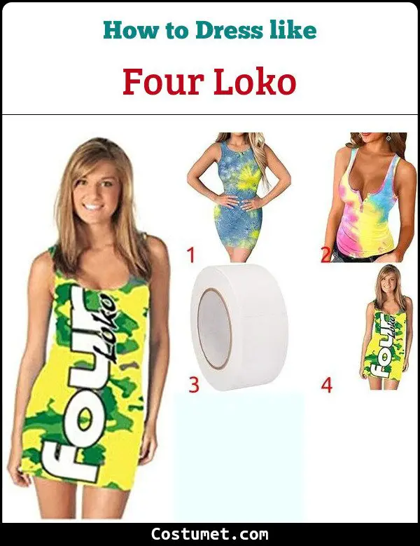 Four Loko Costume for Cosplay & Halloween