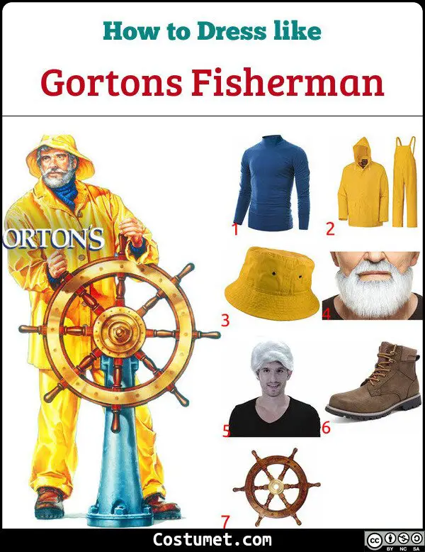 Gortons Fisherman Costume for Cosplay & Halloween
