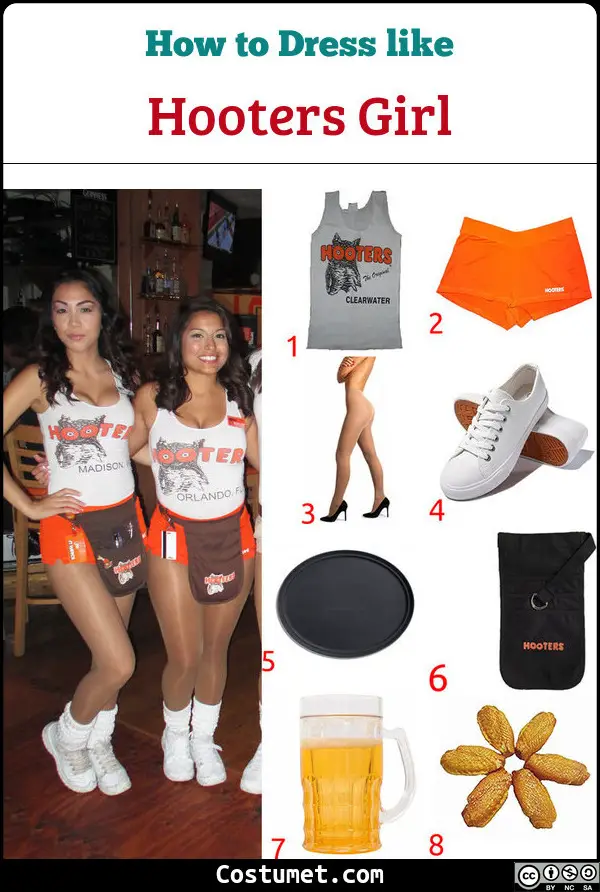 hooters waitress outfit