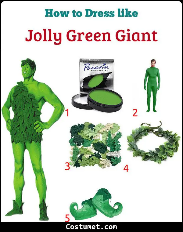 Jolly Green Giant Costume for Cosplay & Halloween