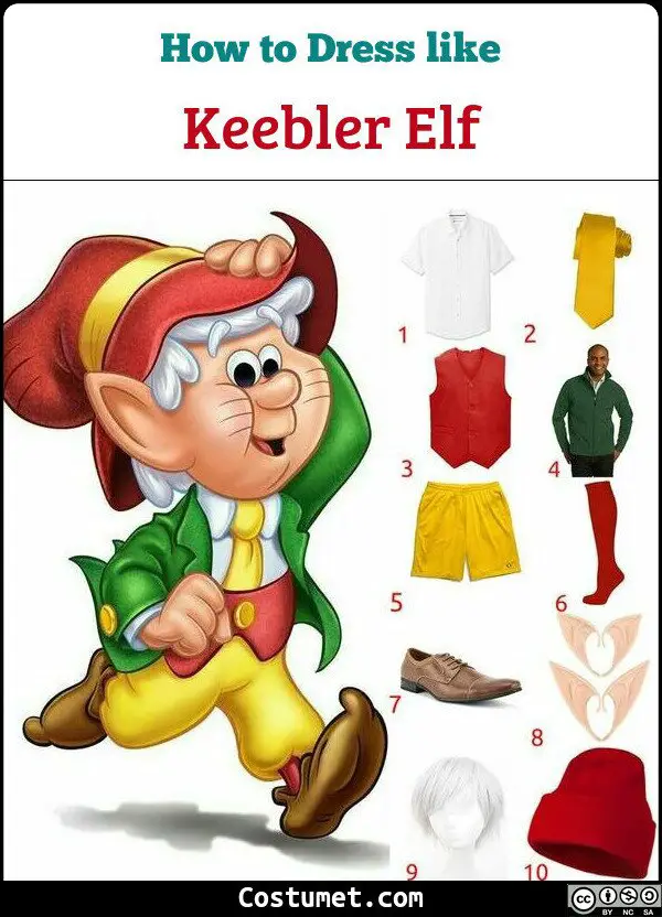 Keebler Elf Costume for Cosplay & Halloween