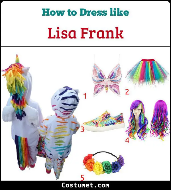 Lisa Frank Costume for Cosplay & Halloween