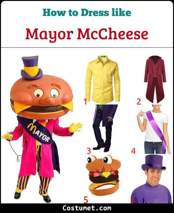 Mayor McCheese Costume for Cosplay & Halloween