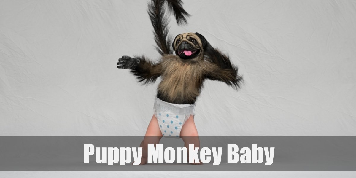 Puppy Monkey Baby Costume For Cosplay Halloween