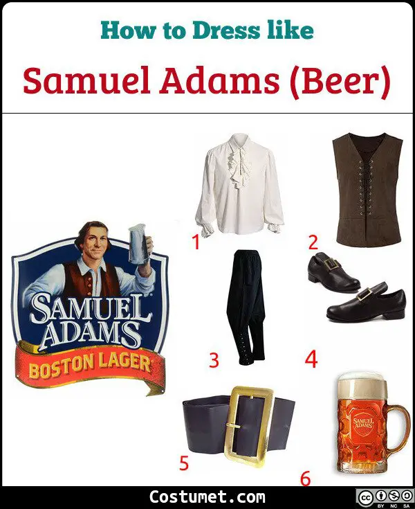 Samuel Adams (Beer) Costume for Cosplay & Halloween