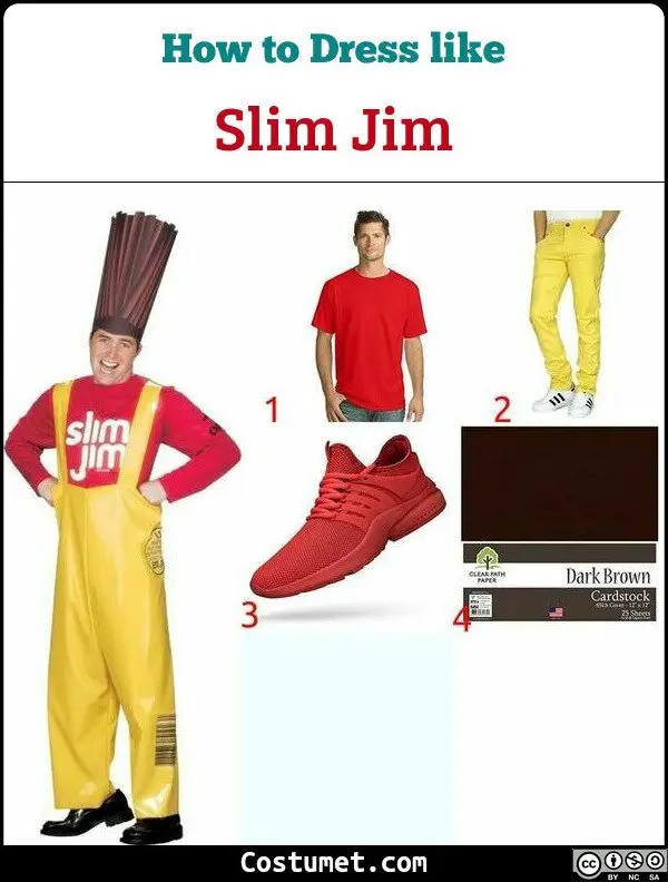 Slim Jim Costume for Cosplay & Halloween