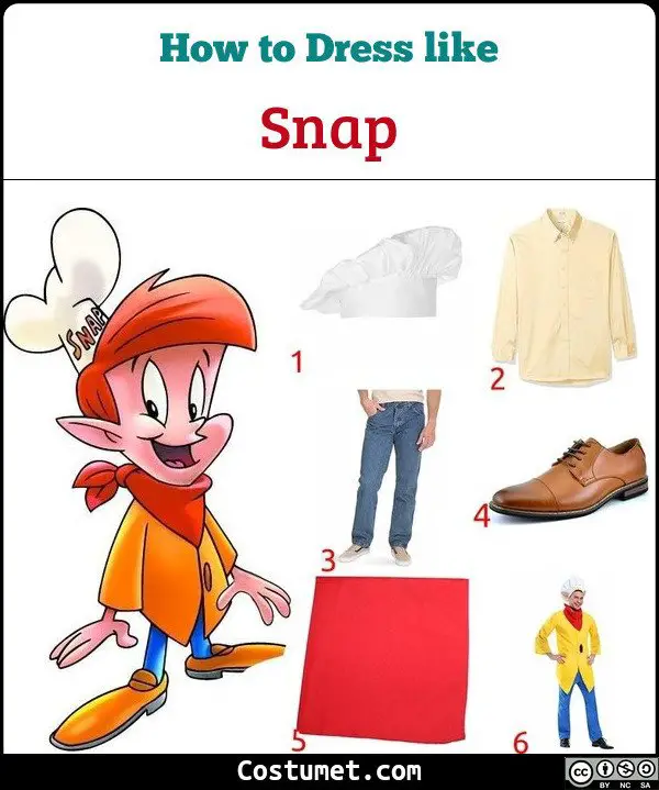 Snap Crackle Pop Costume for Cosplay & Halloween