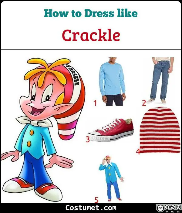 Crackle Costume for Cosplay & Halloween