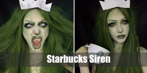 Starbucks Mermaid Logo Costume