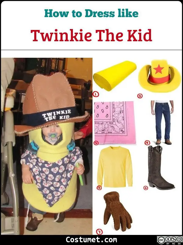 Twinkie The Kid Costume for Cosplay & Halloween