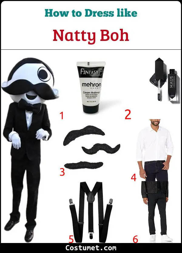 Natty Boh Costume for Cosplay & Halloween