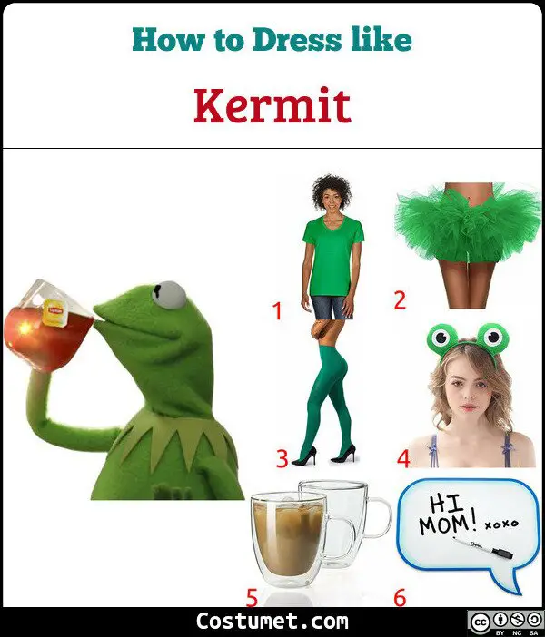 Kermit Costume for Cosplay & Halloween