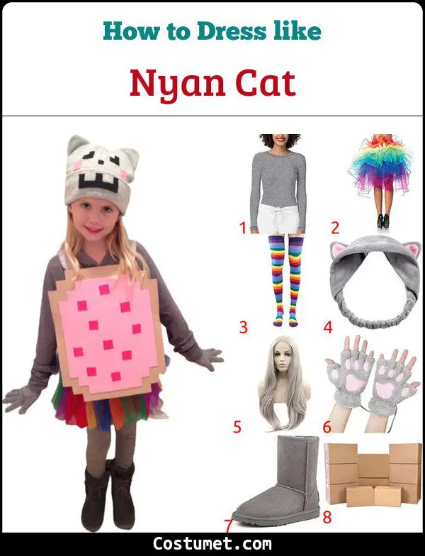 Nyan Cat Costume for Cosplay & Halloween