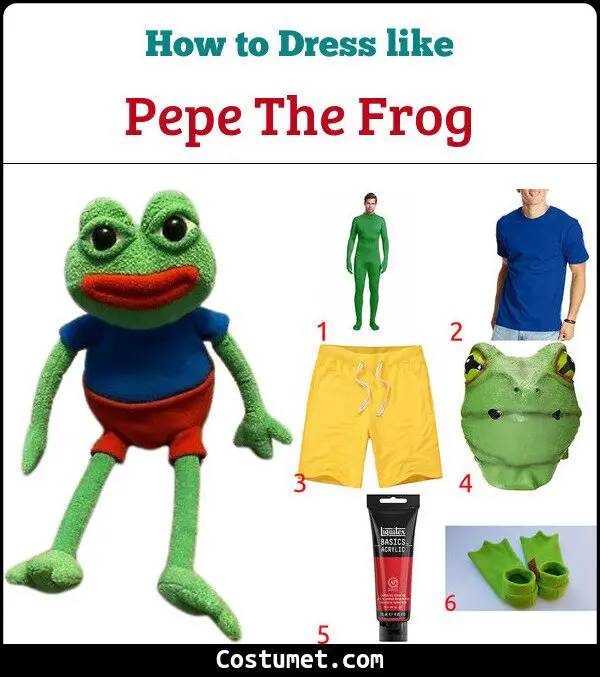 Pepe The Frog Costume for Cosplay & Halloween
