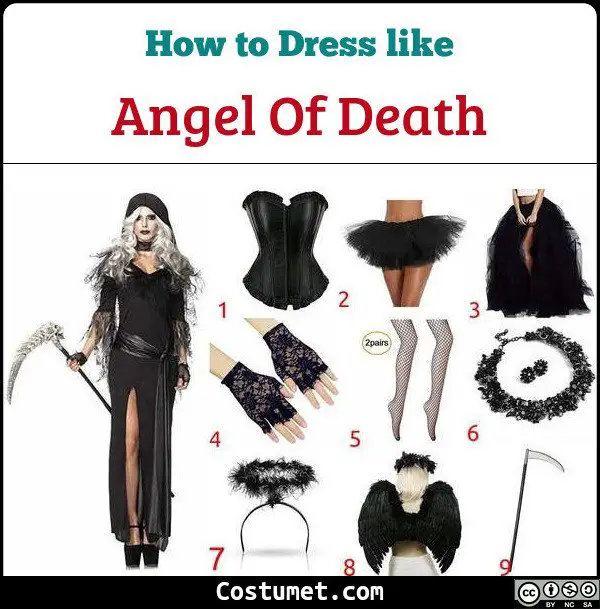 Angel Of Death Costume for Cosplay & Halloween