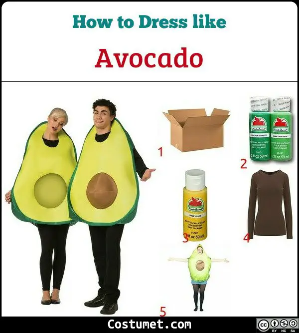 Avocado Costume for Cosplay & Halloween