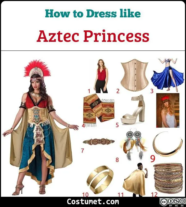 Aztec Princess Costume for Cosplay & Halloween