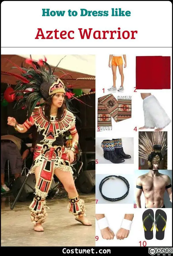 Aztec Warrior Costume for Cosplay & Halloween