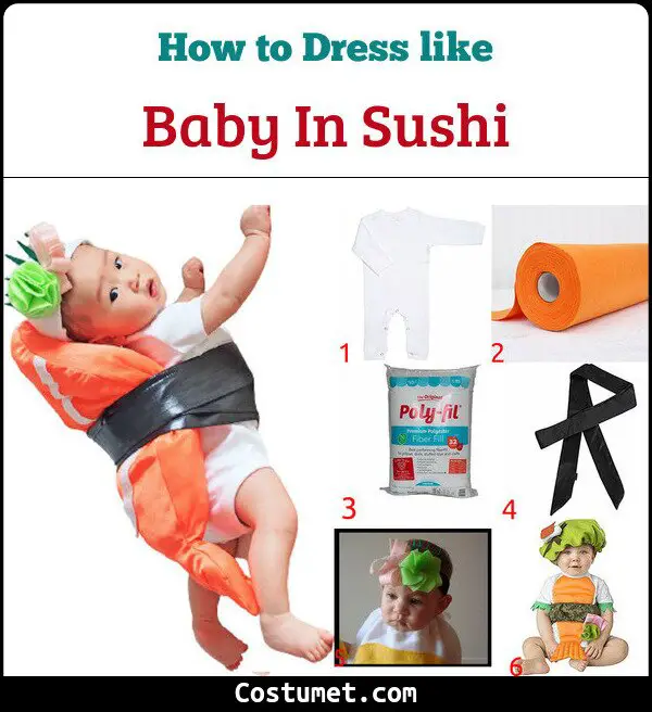 Baby In Sushi Costume for Cosplay & Halloween