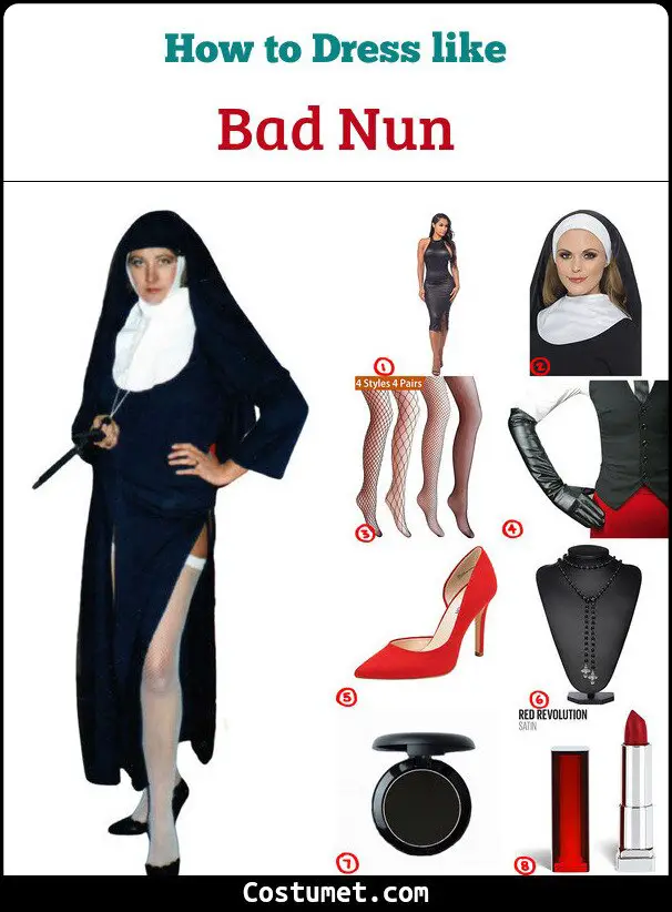 Bad Nun Costume for Cosplay & Halloween