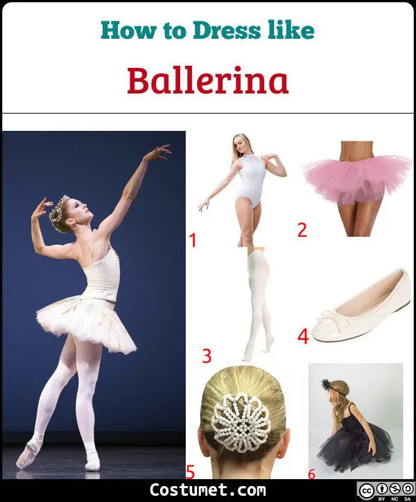 Ballerina Costume for Cosplay & Halloween