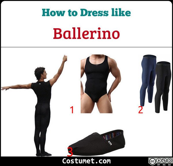 Male Ballet Dancers Costume for Cosplay & Halloween