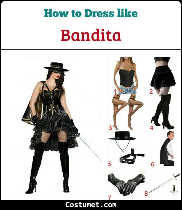 Bandita Costume for Cosplay & Halloween
