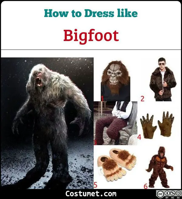 Bigfoot Costume for Cosplay & Halloween