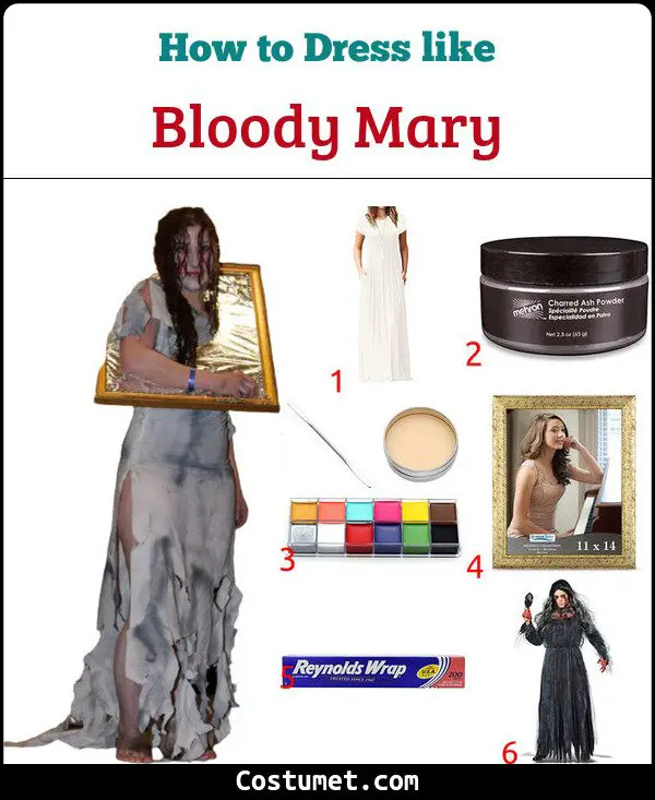 Bloody Mary Costume for Cosplay & Halloween