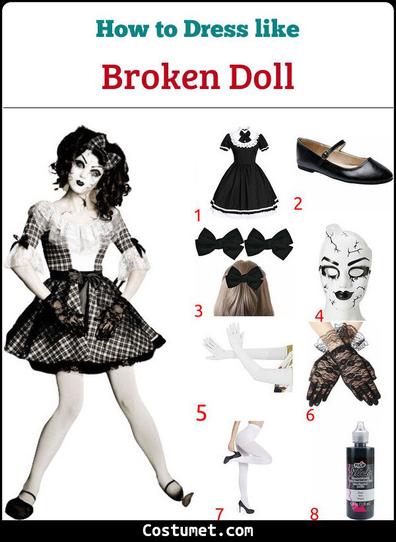Cracks Tattoo Tights . S-XXL Sizes Available , Broken Doll Tights , Broken  Doll Costume 