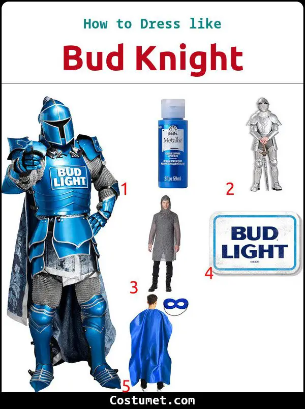 Bud Knight Costume for Cosplay & Halloween