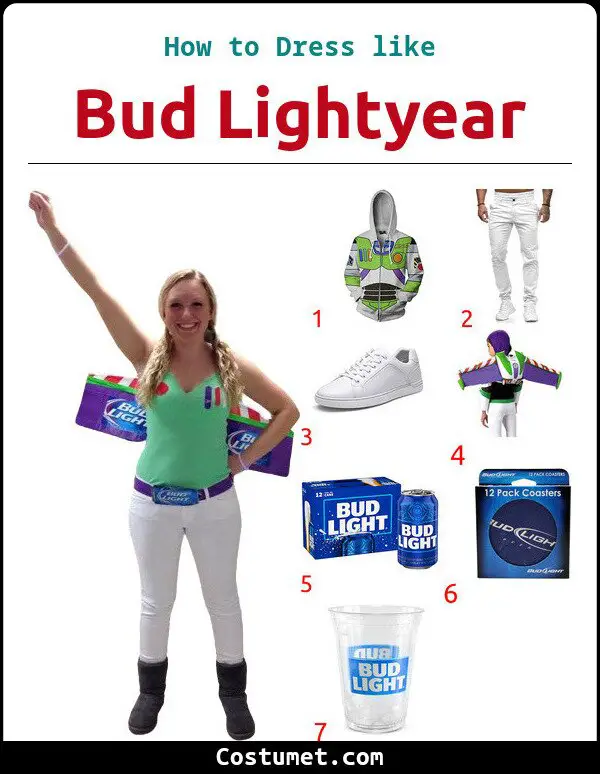 Bud Lightyear Costume for Cosplay & Halloween