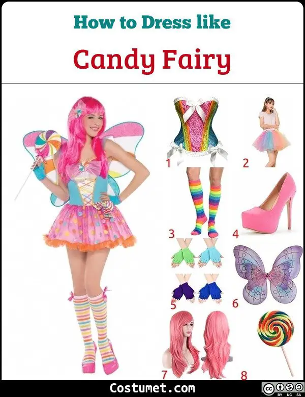 Candy Fairy Costume for Cosplay & Halloween