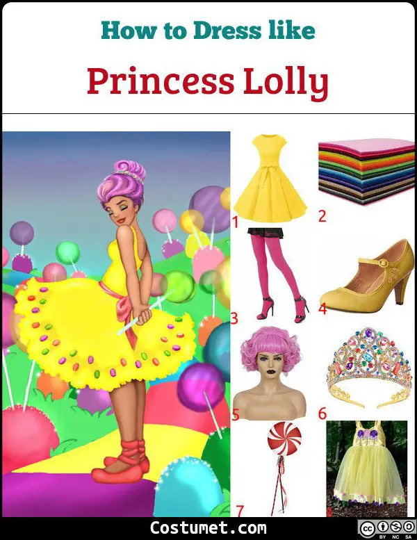 Princess Lolly Candyland Costume for Cosplay & Halloween