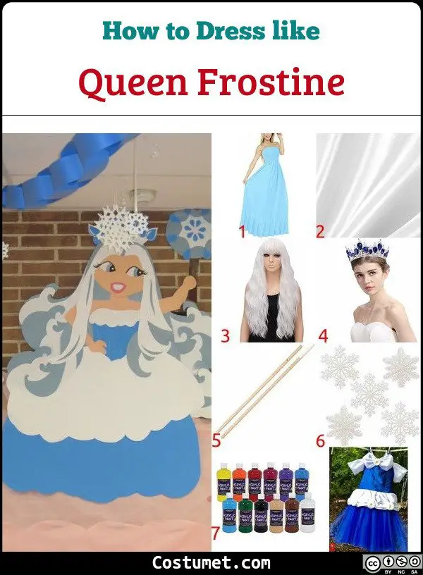 Queen frostine Candyland Costume for Cosplay & Halloween