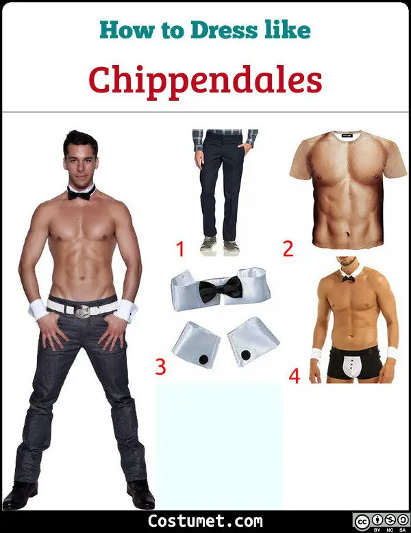 Chippendales Costume for Cosplay & Halloween