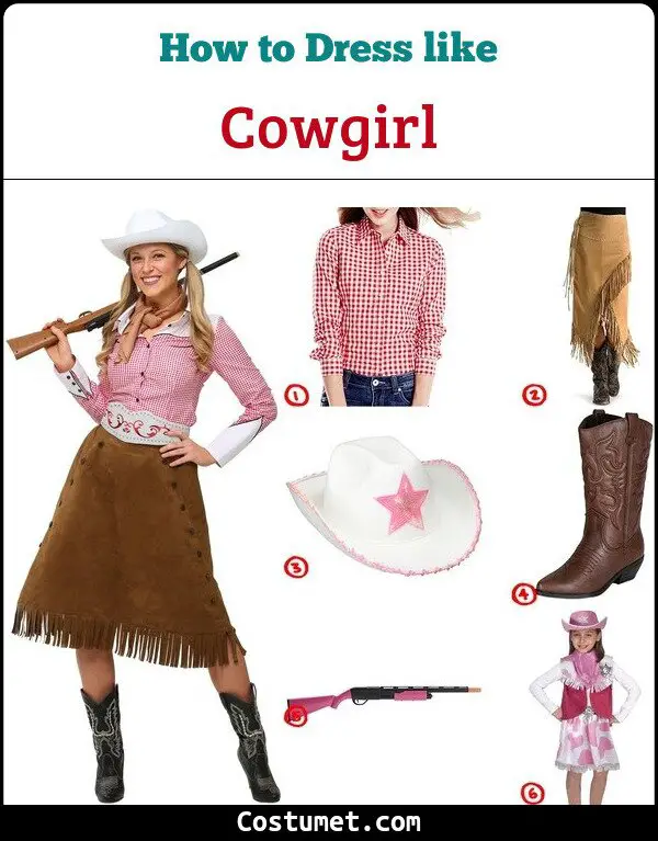 Cowgirl Costume for Cosplay & Halloween