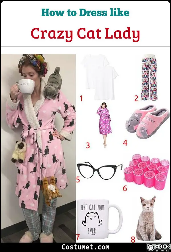 Crazy Cat Lady Costume for Cosplay & Halloween