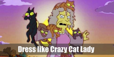 Crazy Cat Lady Costume